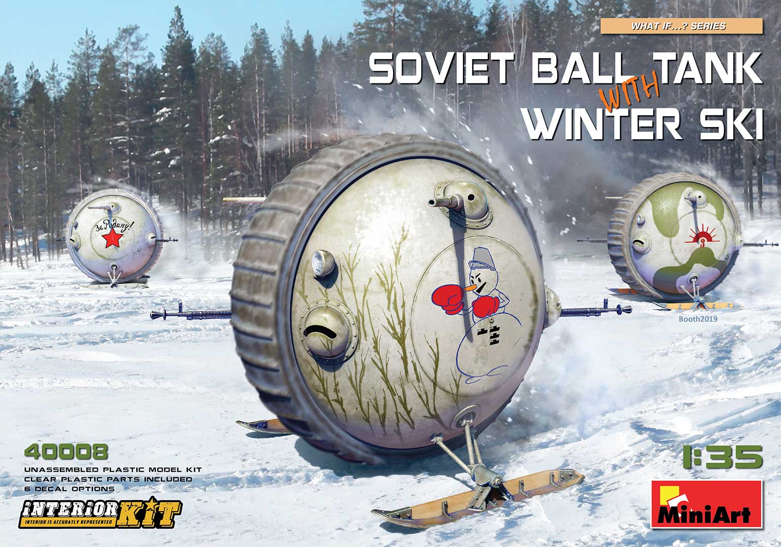 1/35 Soviet Ball Tank with Winter Ski. Interior Kit DS Modellismo Soviet Ball Tank with Winter Ski. scala 1/35