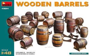 in legno Barrels scala 1/48 MINI ART