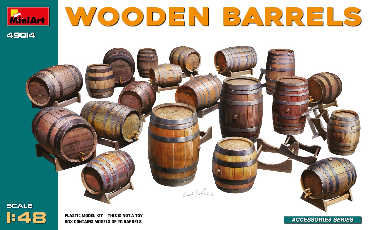 1/48 in legno Barrels DS Modellismo in legno Barrels scala 1/48 MINI ART