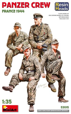 Panzer Crew. France 1944. Resin scala 1/35