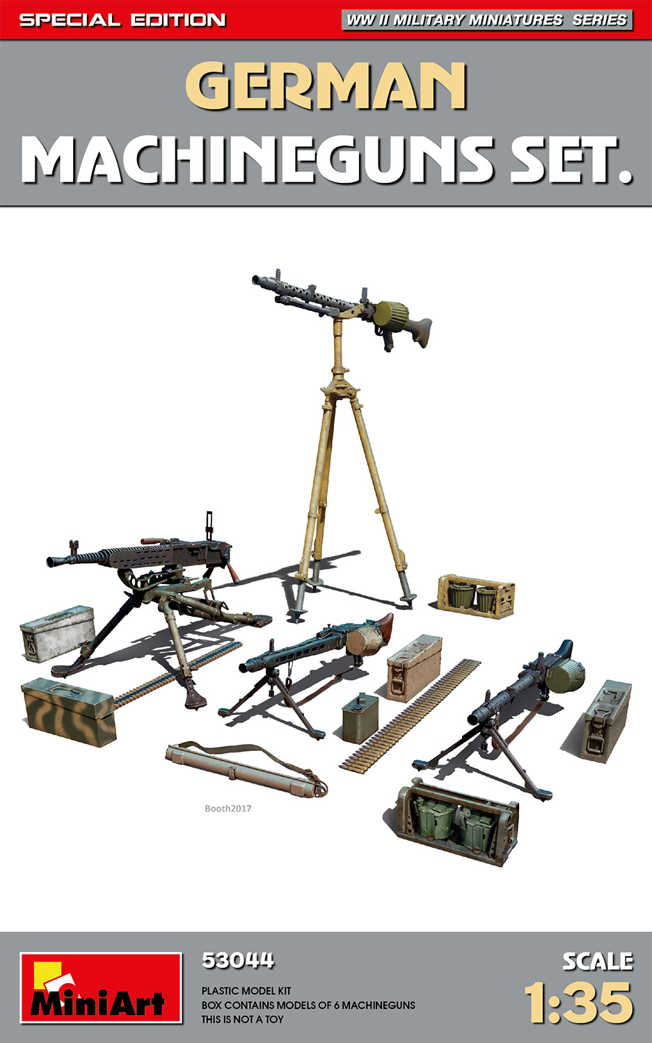 1/35 German Machineguns Set. edizione speciale DS Modellismo German Machineguns Set. edizione scala 1/35