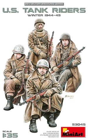 U.S. Tank Riders (Winter 1944-45) scala 1/35