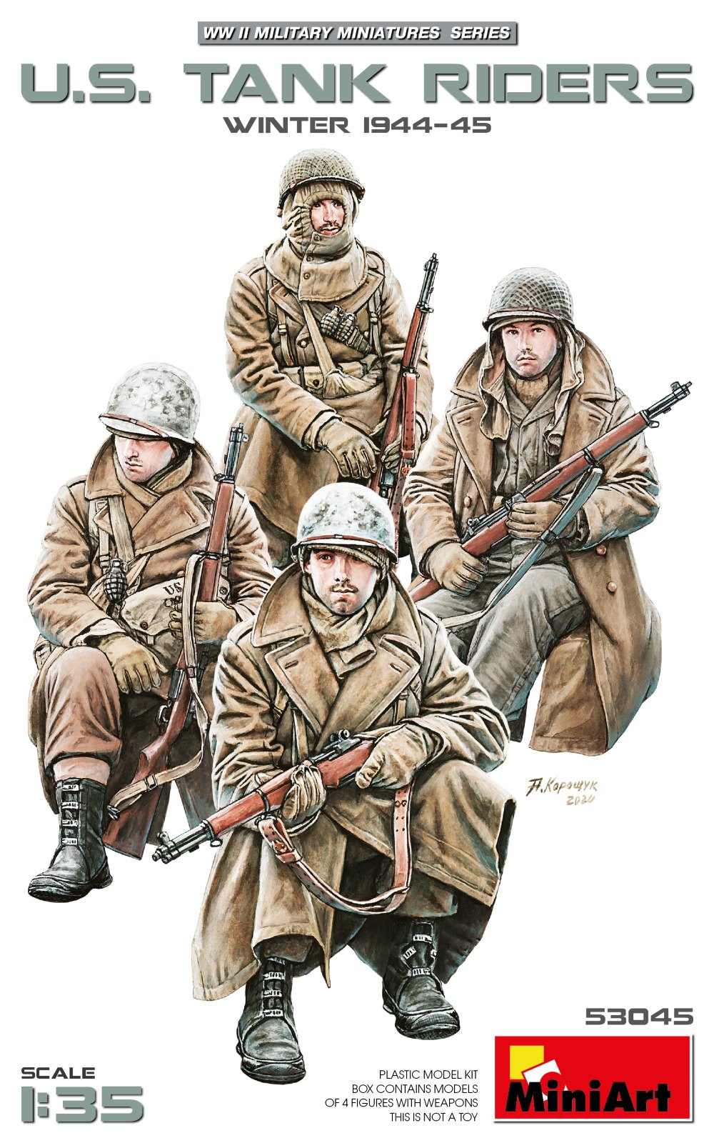 1/35 U.S. Tank Riders (Winter 1944-45) DS Modellismo U.S. Tank Riders (Winter 1944-45) scala 1/35