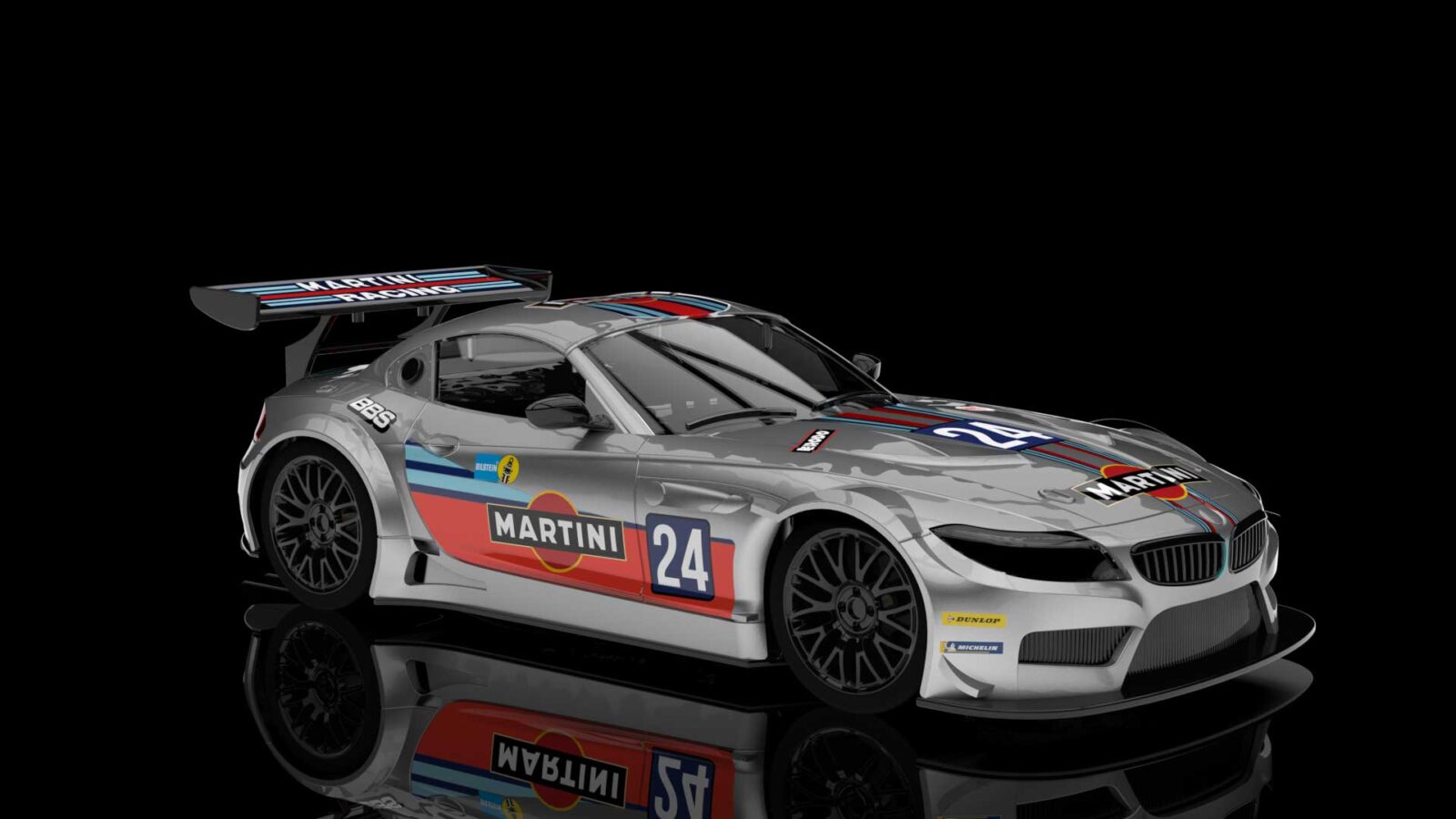 Z4 GT3 Martini Racing Livery Grey #24 AW King 21K EVO3 DS Modellismo Z4 GT3 Martini Racing Livery Grey #24 Aw