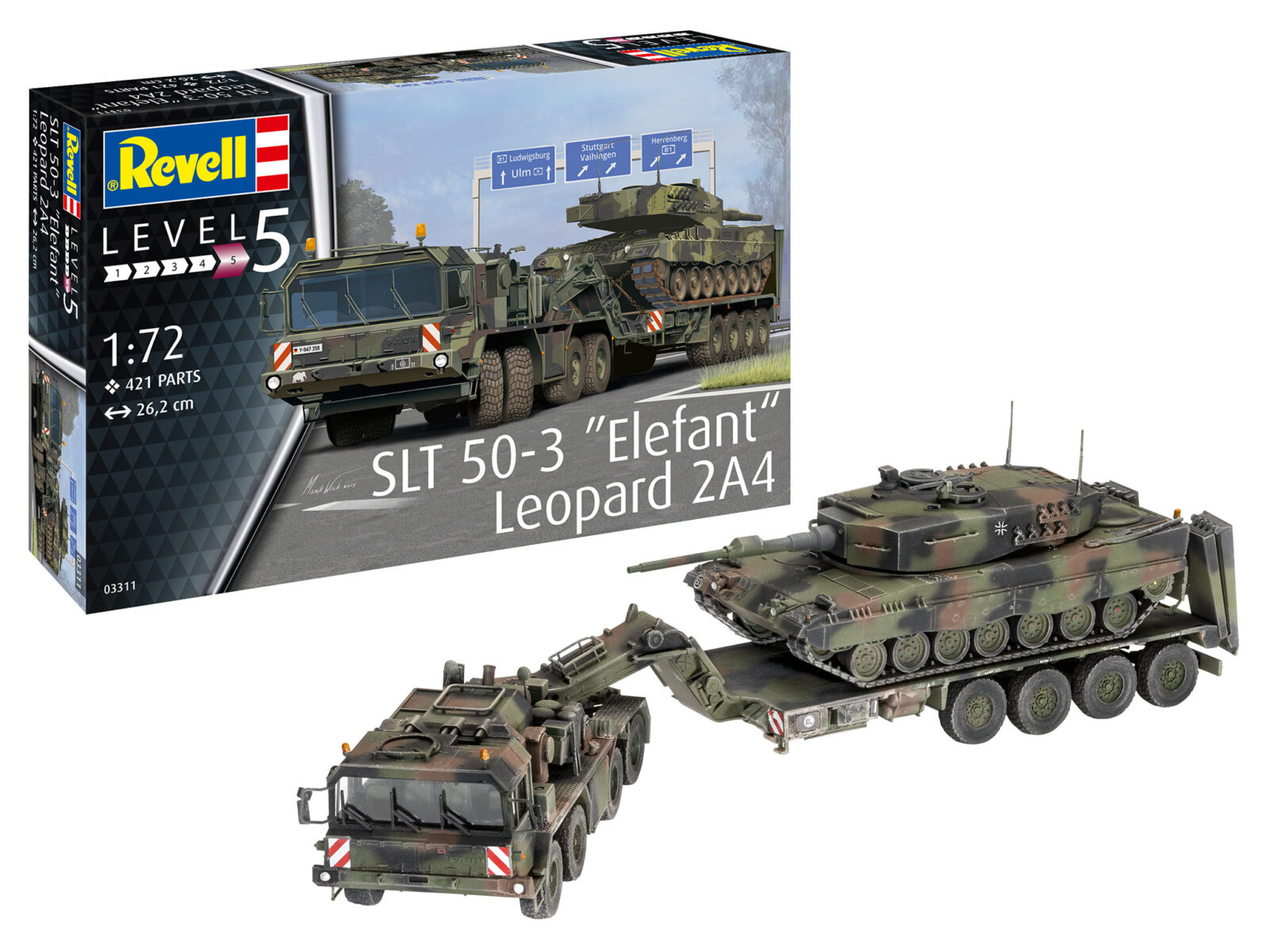 1/72 Slt 50-3 Elefant + Leopard 2A4 DS Modellismo Slt 50-3 Elefant Leopard 2A4 scala 1/72