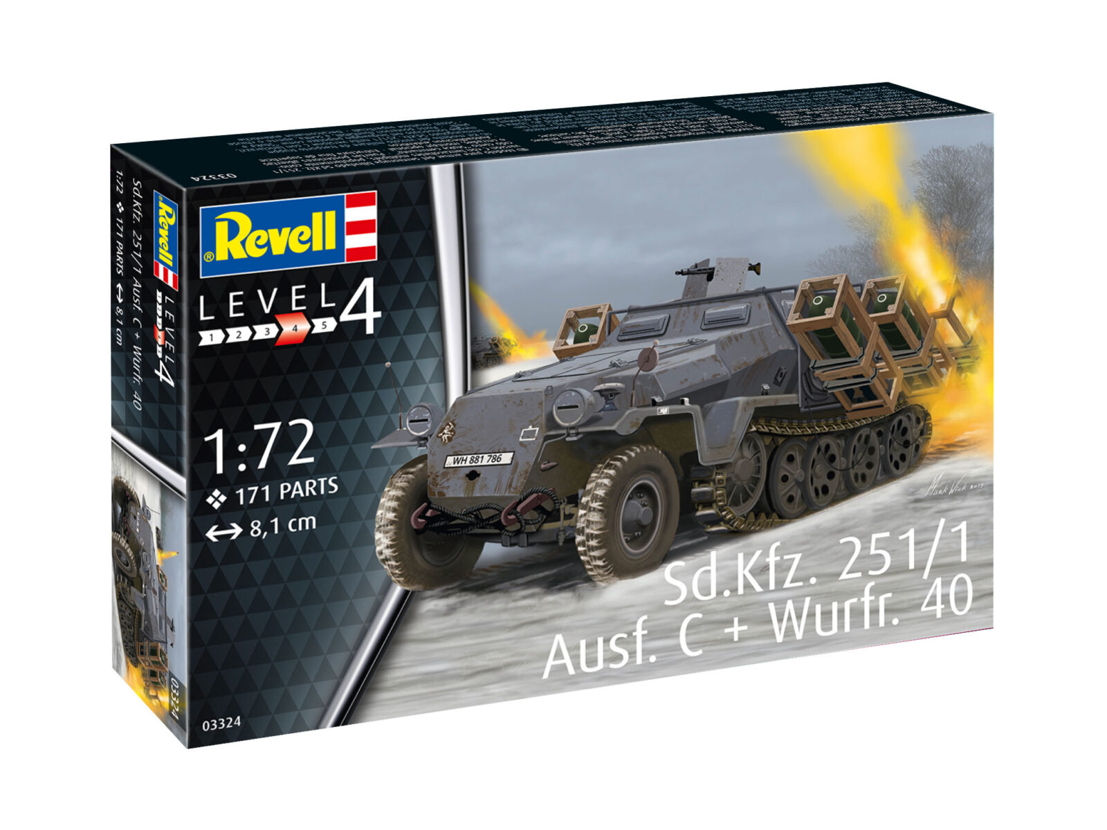 1/72 Sd.Kfz. 251/1 Ausf. C + Wurfr. 40 DS Modellismo Sd.Kfz. 251/1 Ausf. C Wurfr. 40 scala 1/72