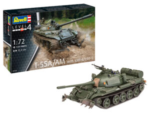 T-55A/AM with KMT-6/EMT-5 scala 1/72 REVELL