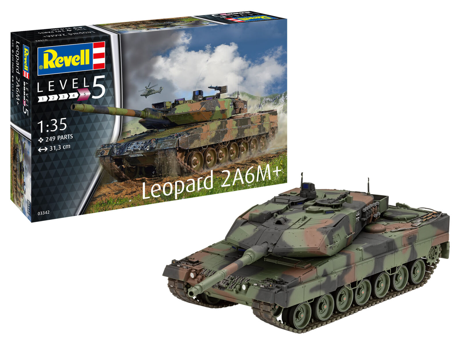 1/35 Leopard 2A6M+ DS Modellismo Leopard 2A6M+ scala 1/35 REVELL
