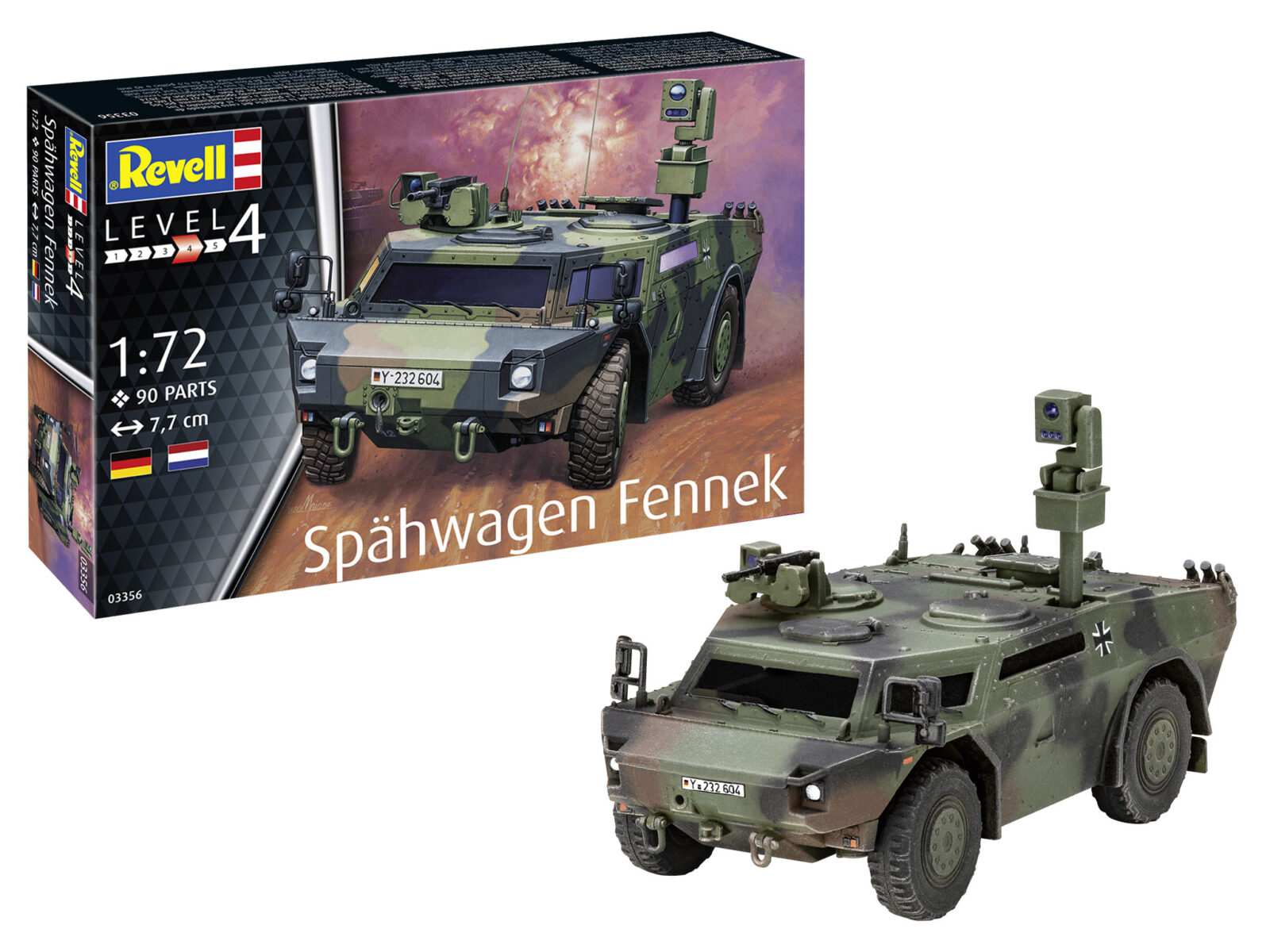 1/72 Spahwagen Fennek DS Modellismo Spahwagen Fennek scala 1/72 REVELL