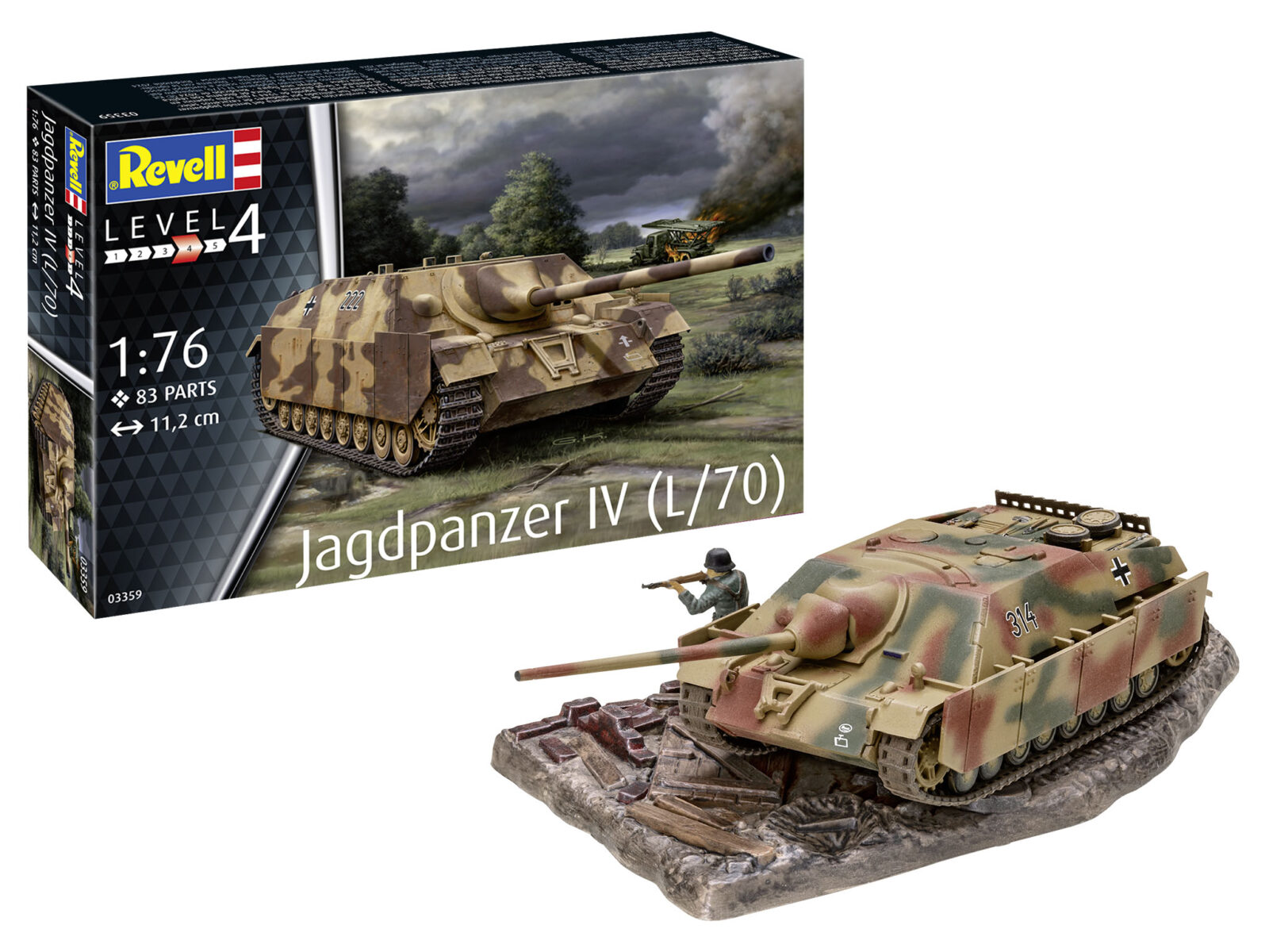 1/76 Jagdpanzer IV (L/70) DS Modellismo Jagdpanzer IV (L/70) scala OO 1/76 REVELL