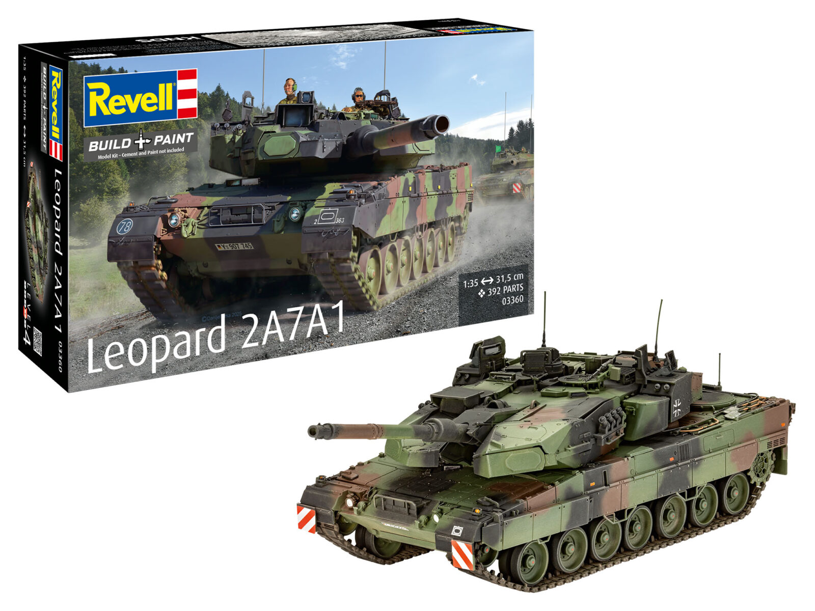 1/35 Leopard 2A7A1 DS Modellismo Leopard 2A7A1 scala 1/35 REVELL