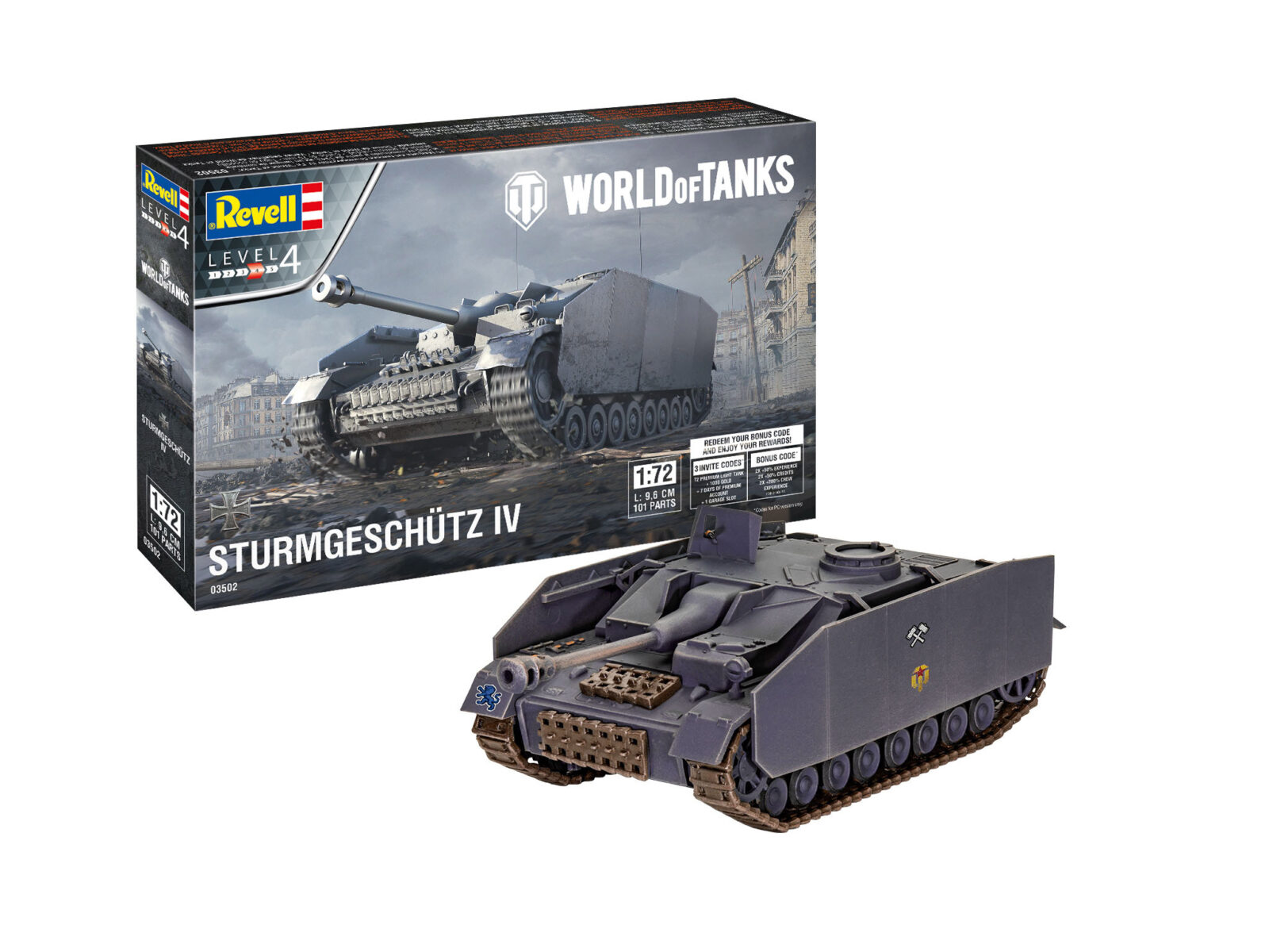 1/72 World of Tanks: Sturmgeschutz IV DS Modellismo World Tanks: Sturmgeschutz IV scala 1/72