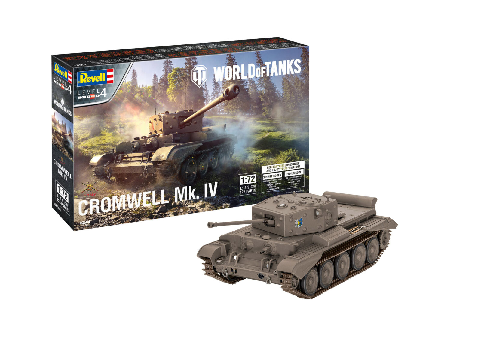 1/72 World of Tanks: Cromwell Mk.IV DS Modellismo World Tanks: Cromwell Mk.IV scala 1/72
