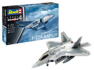 Lockheed Martin F-22A Raptor scala 1/72