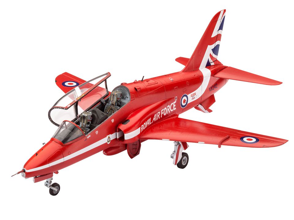 1/72 BAe Hawk T.1 Red Arrows (Military Aircraft) DS Modellismo BAe Hawk T.1 Red Arrows scala 1/72 REVELL