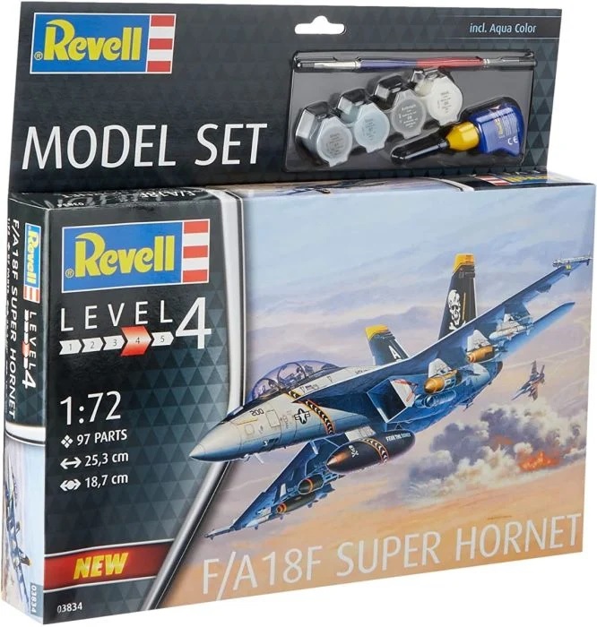 1/72 Model Set F/A18F Super Hornet DS Modellismo Model Set F/A18F Super Hornet scala 1/72