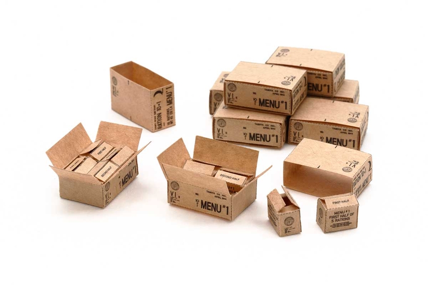 1/35 U.S. 10-in-1 Ration Cartons Wwii DS Modellismo U.S. 10-in-1 Ration Cartons Wwii scala 1/35