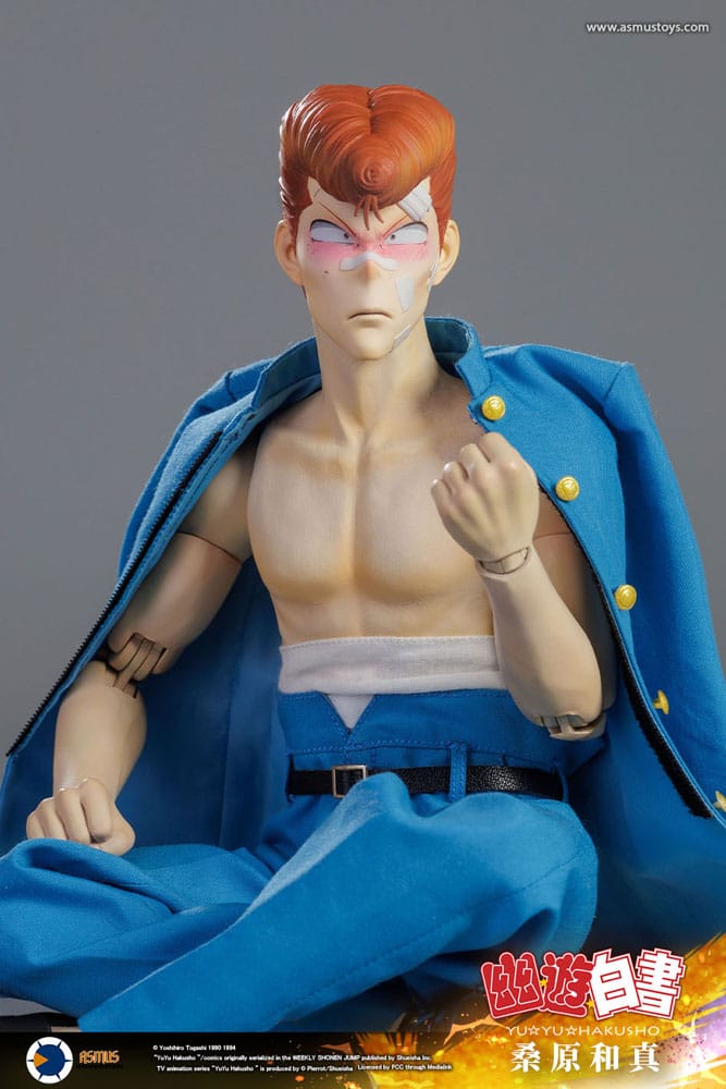 Yu Yu Hakusho Action Figure 1/6 Kazuma Kuwabara 30 cm DS Modellismo Yu Yu Hakusho Action Figure Kazuma scala 1/6