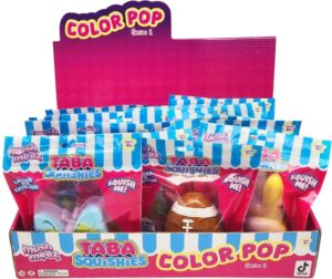 Peluche Mushmeez Color Pop Blind Box Display