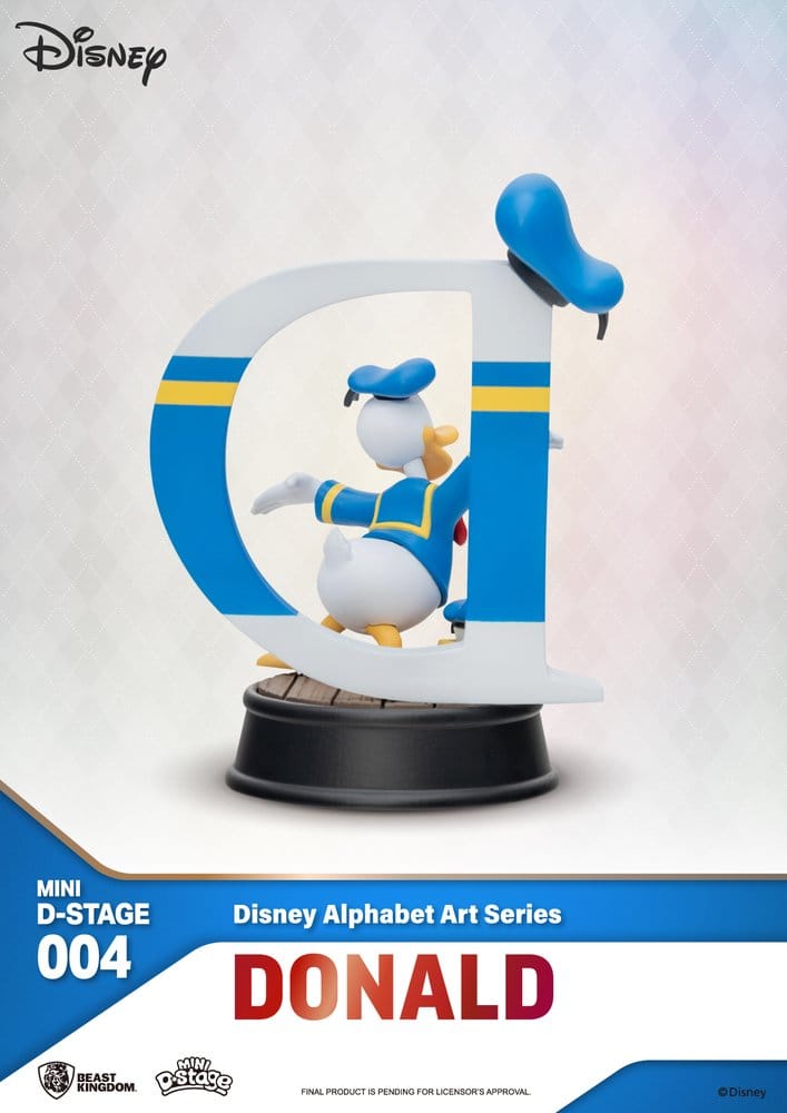 Statua Disney Mini Diorama Stage 6-pack Alphabet Art 10 cm DS Modellismo Statua Disney Mini Diorama Stage 6-pack