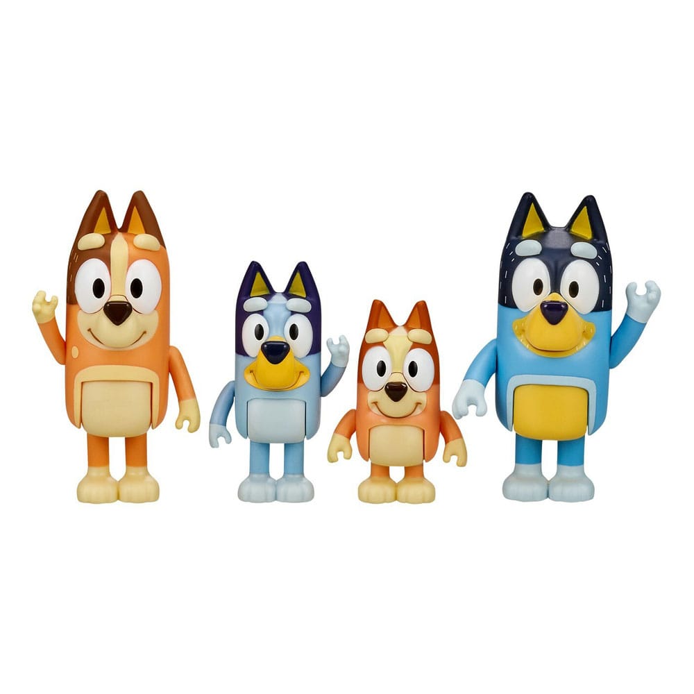 Bluey Action Figures 4-Pack DS Modellismo Bluey Action 4-Pack Moose Toys