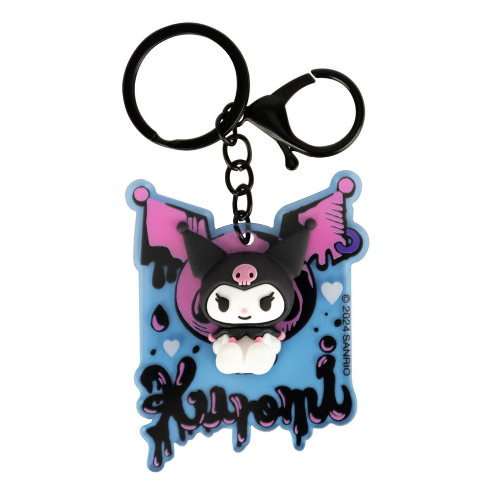 Portachiavi Sanrio 3D Acrylic Kuromi DS Modellismo Portachiavi Sanrio 3D Acrylic Kuromi