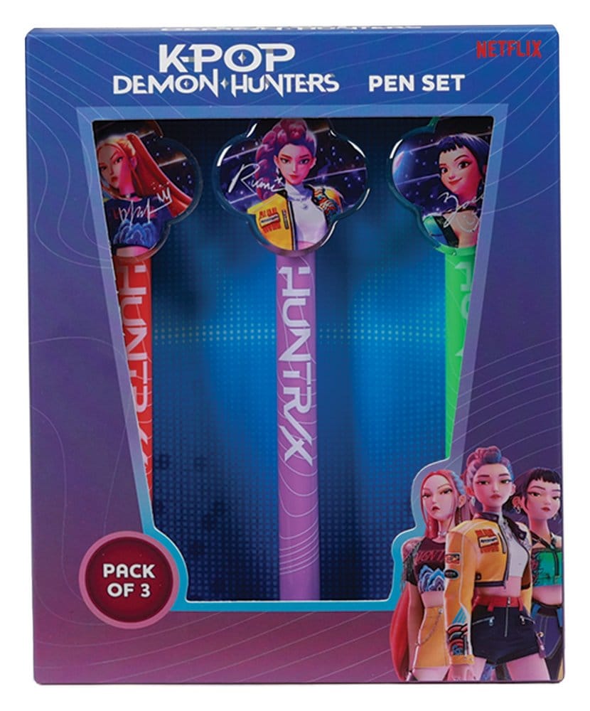 Penna KPop Demon Hunters 3-Pack DS Modellismo Penna KPop Demon Hunters Blue Sky Studios