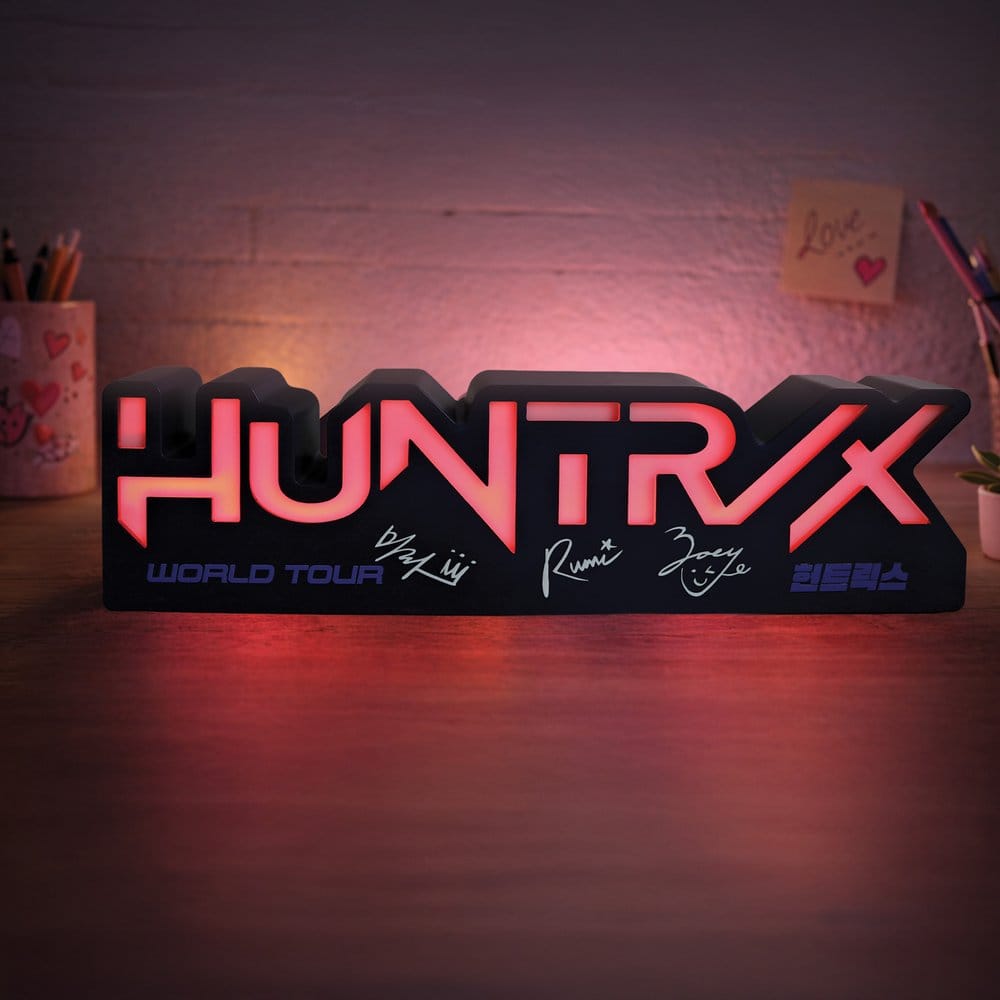 KPop Demon Hunters Lamp Huntr/x Logo DS Modellismo KPop Demon Hunters Lamp Huntr/x Logo