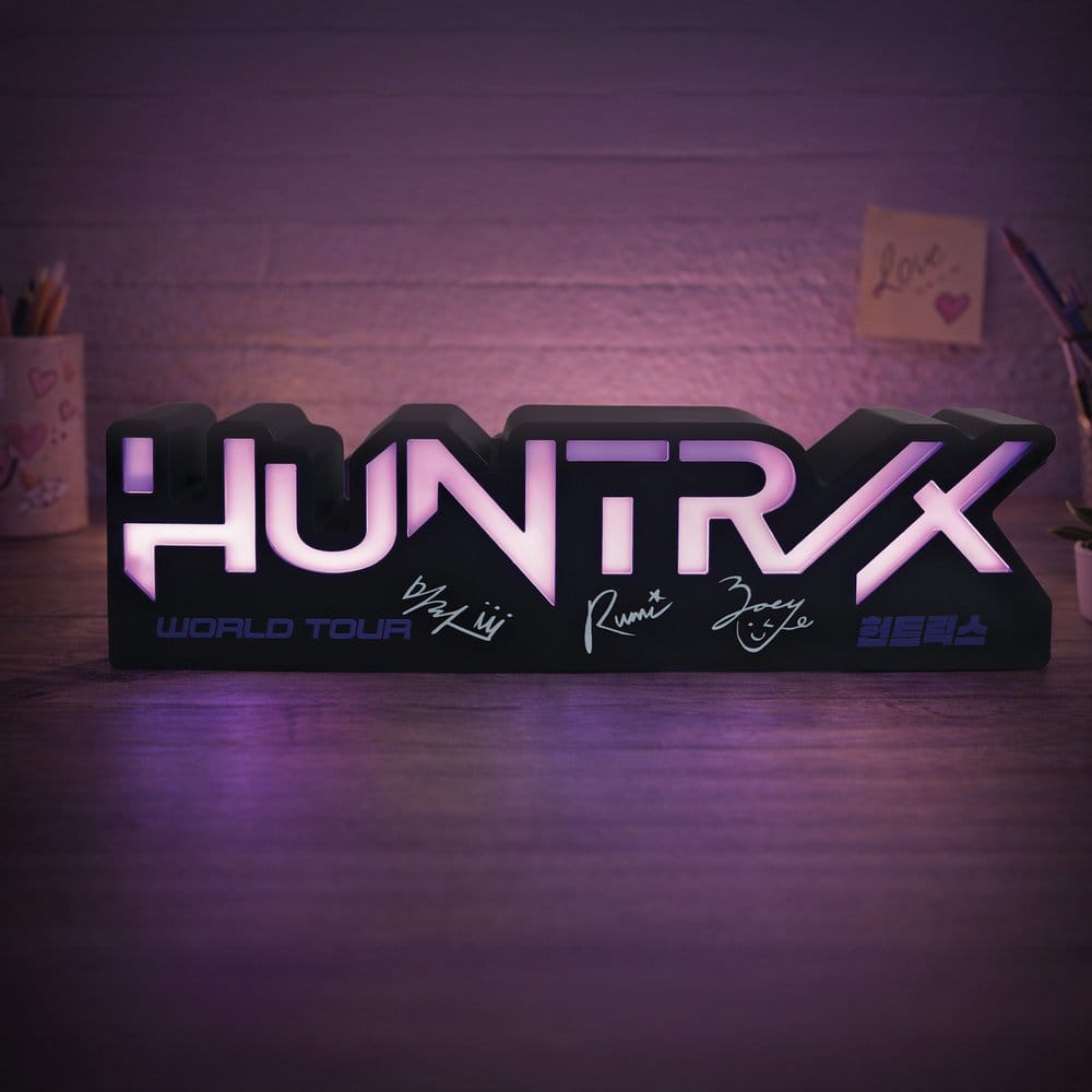 KPop Demon Hunters Lamp Huntr/x Logo DS Modellismo KPop Demon Hunters Lamp Huntr/x Logo