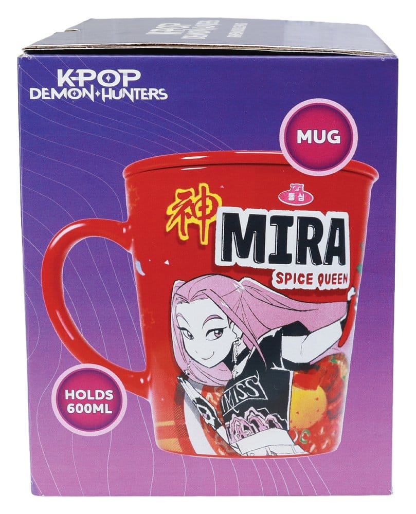 Tazza Kpop Demon Hunters con coperchio Huntr/x Ramen DS Modellismo Tazza Kpop Demon Hunters coperchio Huntr/x