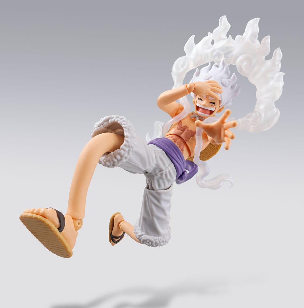 One Piece S.H.Figuarts Action Figure Monkey D. Luffy Gear 5 -Future Island Egghead- 15 cm DS Modellismo One Piece S.H.Figuarts Action Monkey D.