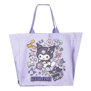 Borsa in tela Sanrio Kuromi Xl Cerdá