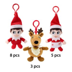 Portachiavi peluche Elf On Shelf Assortment