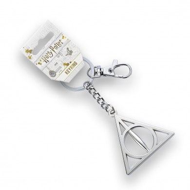 Portachiavi Harry Potter Doni della Morte (silver plated) DS Modellismo Portachiavi Harry Potter Doni della Morte