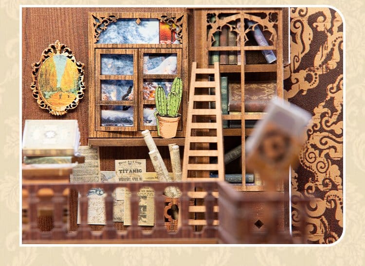 Book Nook Eternal Bookstore 23 x 11 cm DS Modellismo Book Nook Eternal Bookstore 23 x CuteBee