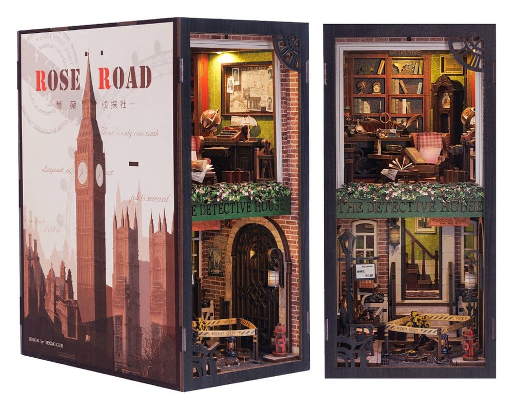 Book Nook Rose Detective Agency 23 x 11 cm DS Modellismo Book Nook Rose Detective Agency 23 x CuteBee