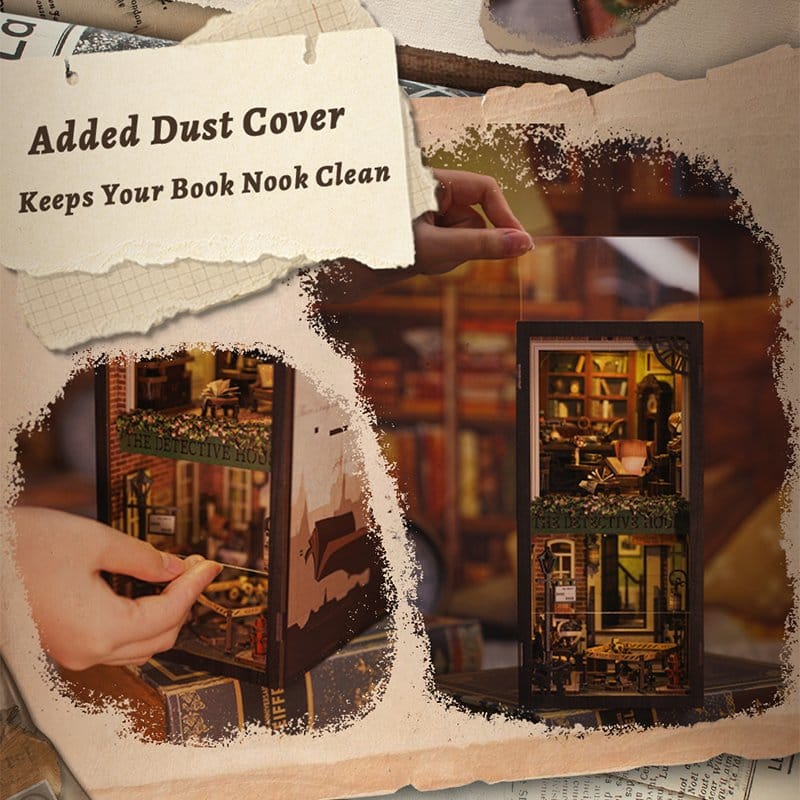 Book Nook Rose Detective Agency 23 x 11 cm DS Modellismo Book Nook Rose Detective Agency 23 x CuteBee