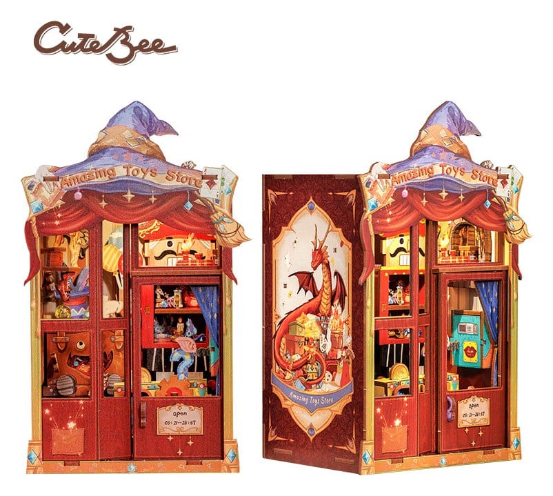 Book Nook Amazing Toy Store 17 x 12 cm DS Modellismo Book Nook Amazing Toy Store 17 x CuteBee