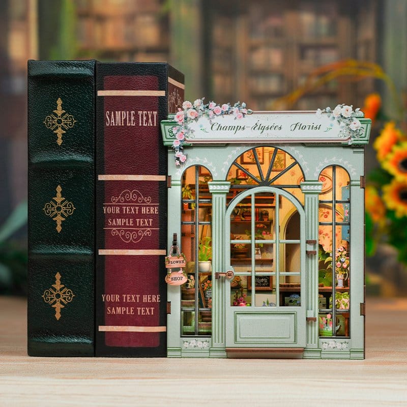 Miniature House Model Kit Champs-Élysées Florist 18 x 16 cm DS Modellismo Miniature House Model Kit Champs-Élysées