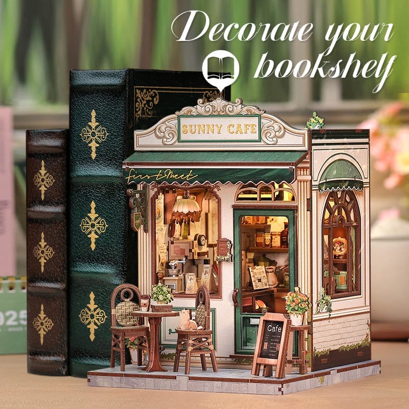 Miniature House Model Kit Sunny Cafe 20 x 16 cm DS Modellismo Miniature House Model Kit Sunny Cafe 20 x