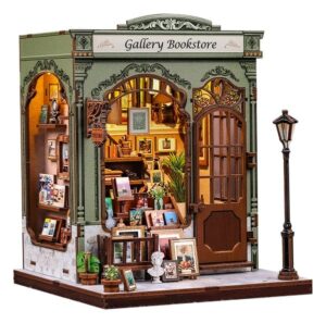 Miniature House Model Kit Gallery Bookstore