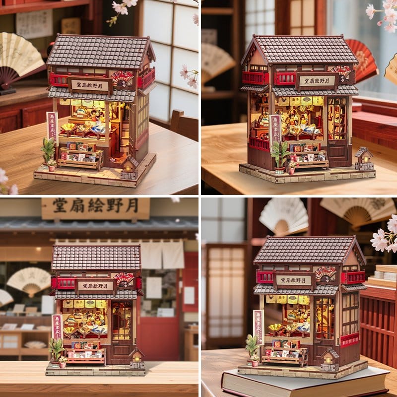 Miniature House Model Kit Tsukino Eogi-dou 19 x 14 cm DS Modellismo Miniature House Model Kit Tsukino Eogi-dou