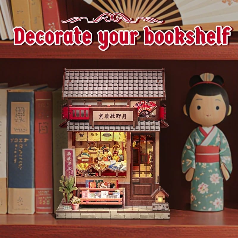 Miniature House Model Kit Tsukino Eogi-dou 19 x 14 cm DS Modellismo Miniature House Model Kit Tsukino Eogi-dou