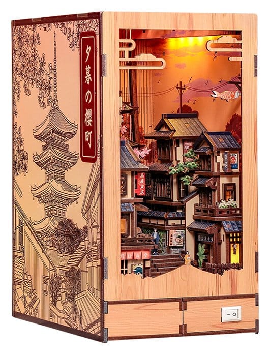 Book Nook Twilight Sakura Path 23 x 12 cm DS Modellismo Book Nook Twilight Sakura Path 23 x CuteBee