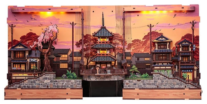 Book Nook Twilight Sakura Path 23 x 12 cm DS Modellismo Book Nook Twilight Sakura Path 23 x CuteBee