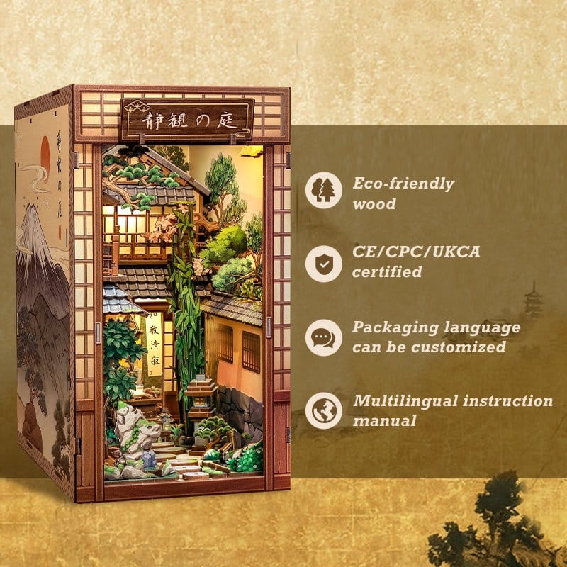 Book Nook Serene Courtyard 22 x 12 cm DS Modellismo Book Nook Serene Courtyard 22 x CuteBee