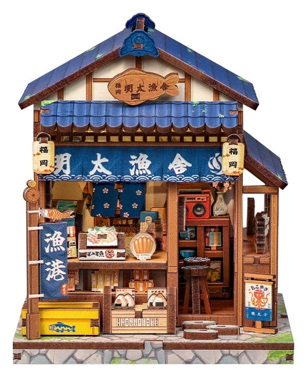 Miniature House Model Kit Fukuoka Mentaiko Kitchen 11 x 9 cm DS Modellismo Miniature House Model Kit Fukuoka Mentaiko