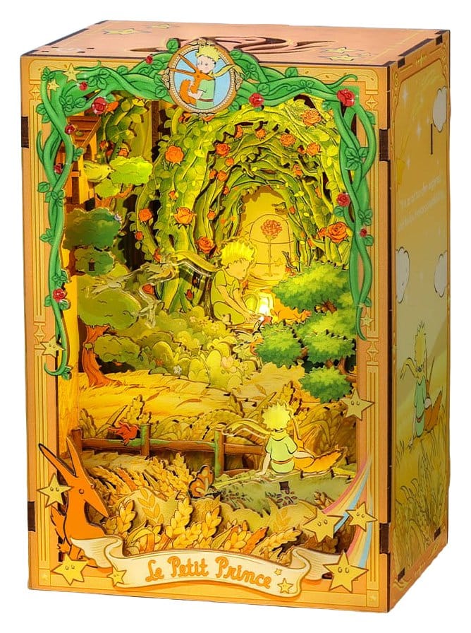 Book Nook The Little Prince Rose Garden Limited Edition 18 x 12 cm DS Modellismo Book Nook Little Prince Rose Garden Limited