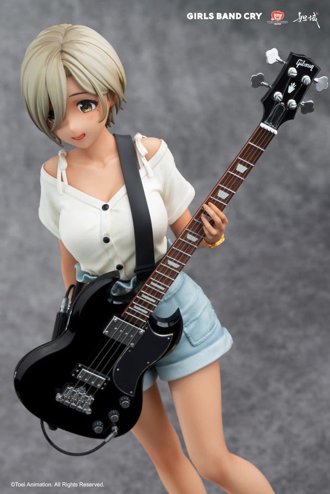 Statua Girls Band Cry Natsu wo Mankitsu shite Sakebe Series No. 3 PVC 1/7 Rupa 26 cm DS Modellismo Statua Girls Band Cry Natsu wo scala 1/7