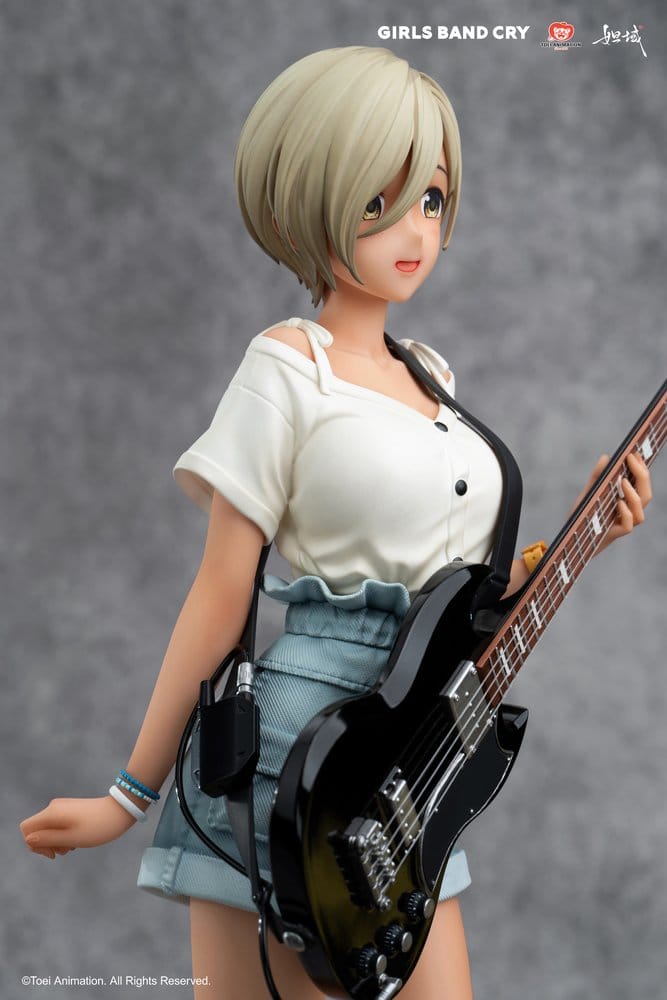 Statua Girls Band Cry Natsu wo Mankitsu shite Sakebe Series No. 3 PVC 1/7 Rupa 26 cm DS Modellismo Statua Girls Band Cry Natsu wo scala 1/7